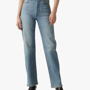 Levi's Ribcage High Rise Jeans Classic Straight Leg
